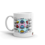 "WORLD CARS_gi01" White glossy mug